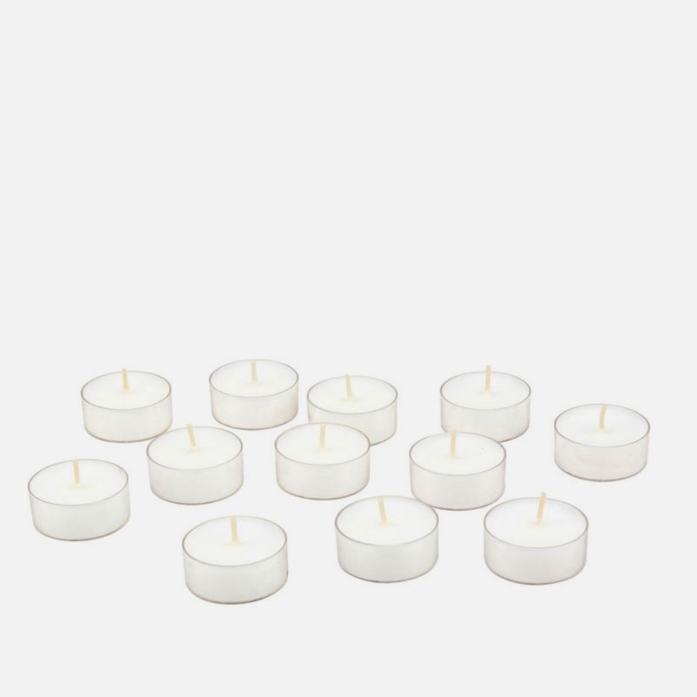 24 Pack White Tealight Candles